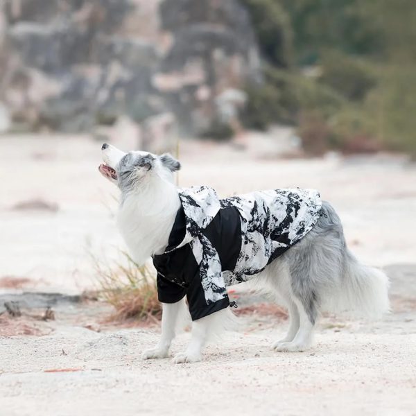 warm & stylish thick cotton printed dog jacket 15