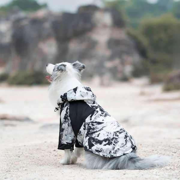 warm & stylish thick cotton printed dog jacket 18