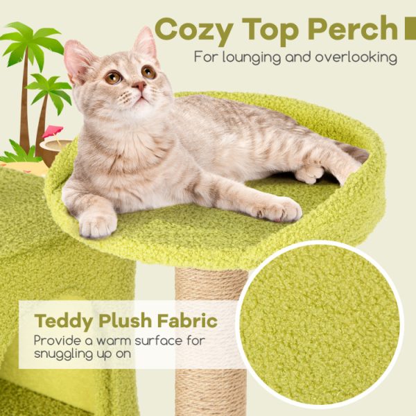 71 multi level beach themed cat tree 14