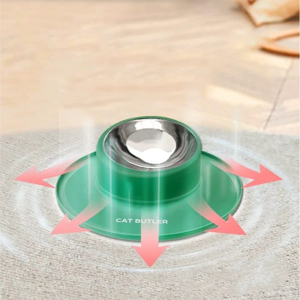 anti rollover cat bowl 14