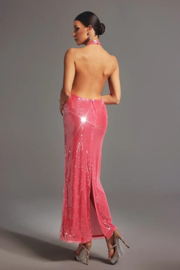 haven halter sequin maxi dress 16