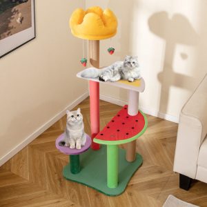 modern fruit themed design cat tree 11 modern fruit themed design cat tree 11