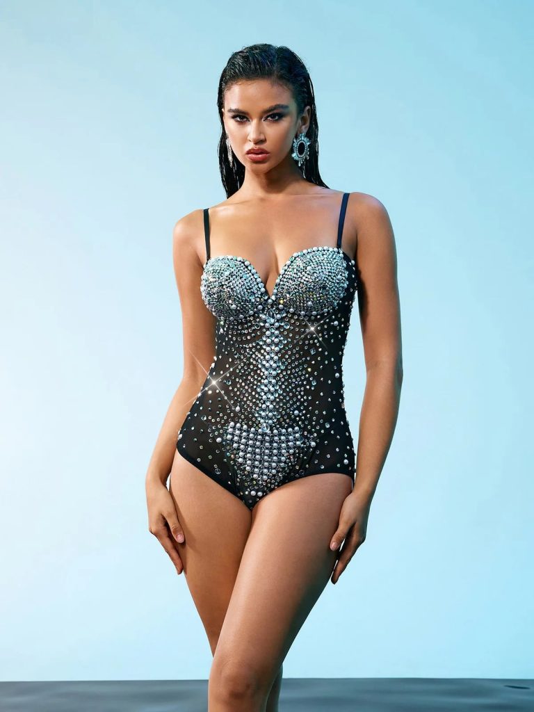 ziga spaghetti rhinestone mesh bodysuit 11