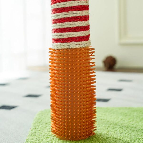 colorful u shaped multi layer sisal cat tree 16