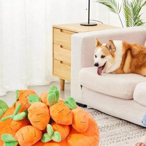 squeaky carrots enrichment interactive toy dog snuffle toy 11 squeaky carrots enrichment interactive toy dog snuffle toy 11
