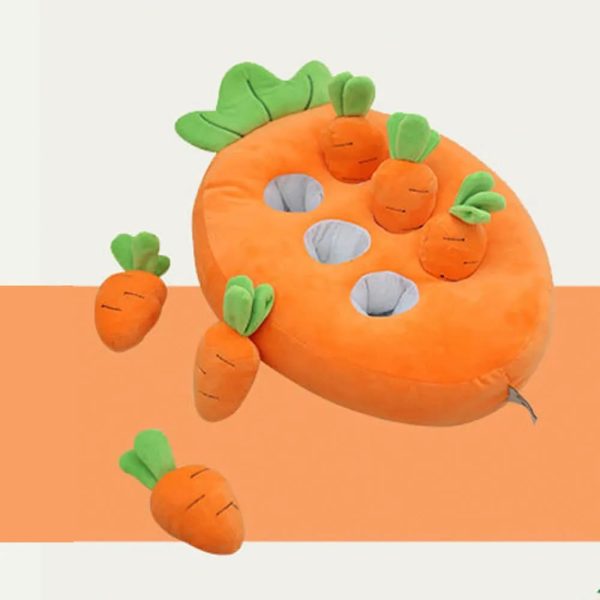squeaky carrots enrichment interactive toy dog snuffle toy 20