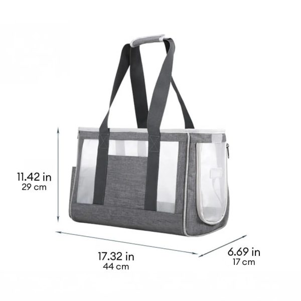 breathable mesh travel handbag crossbody cat bag 13
