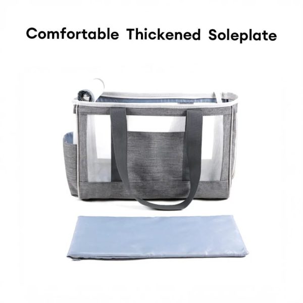 breathable mesh travel handbag crossbody cat bag 16