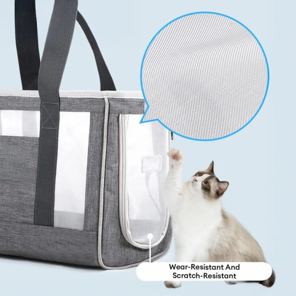 breathable mesh travel handbag crossbody cat bag 17