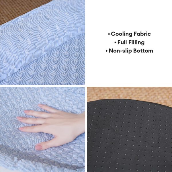 cooling comfort elevated donut oval dog bed 15