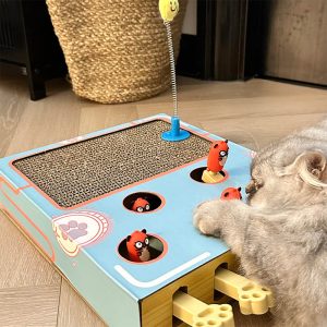 fun interactive whack a mole cat scratcher toy 11