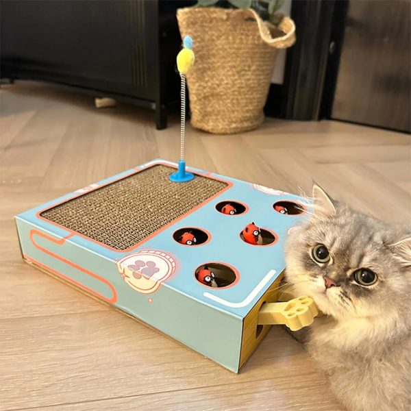 fun interactive whack a mole cat scratcher toy 14