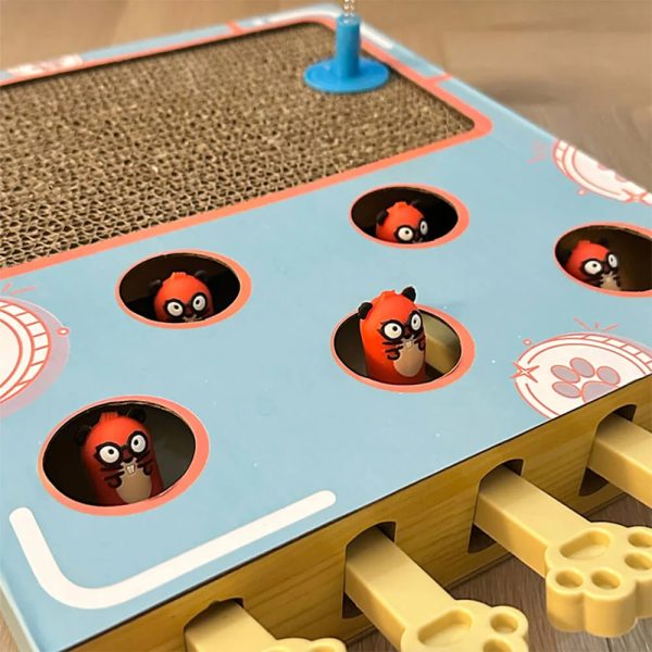 fun interactive whack a mole cat scratcher toy 15