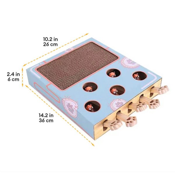 fun interactive whack a mole cat scratcher toy 17