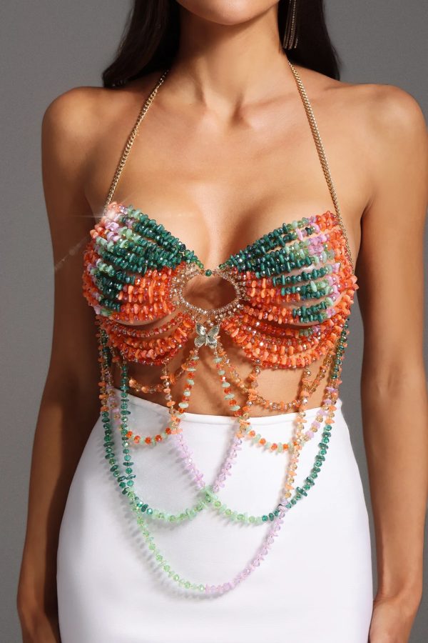 juniper halter v neck chain top 12