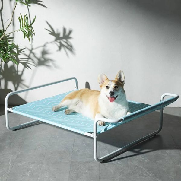 moisture proof oxford cloth elevated dog bed 12