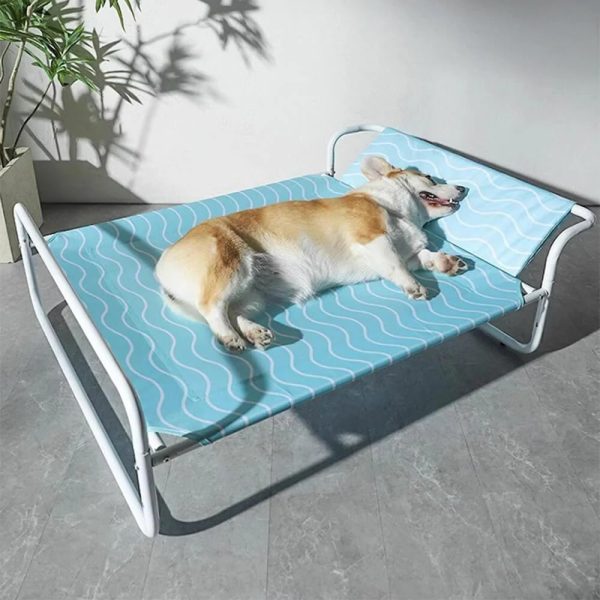 moisture proof oxford cloth elevated dog bed 13