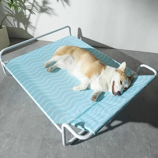 moisture proof oxford cloth elevated dog bed 14