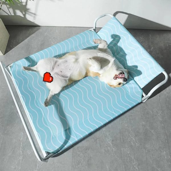 moisture proof oxford cloth elevated dog bed 16