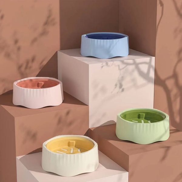 multi function anti slip dog slow feed bowl 16