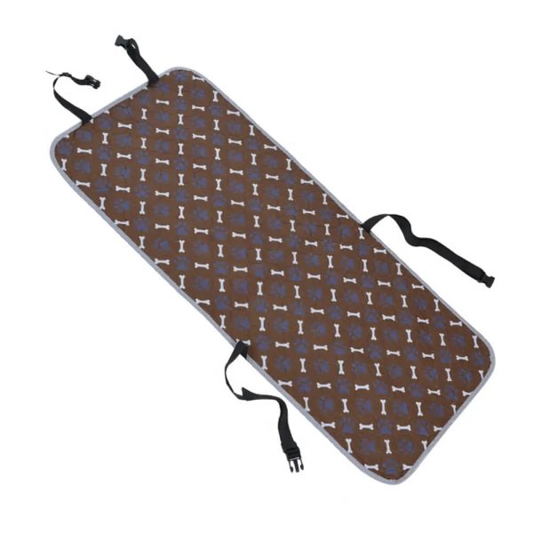 print waterproof adjustable anti slip dog car seat cover 17