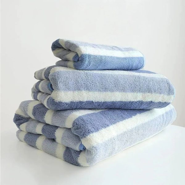 striped absorbent drying thickened soft dog & cat bath towel 14