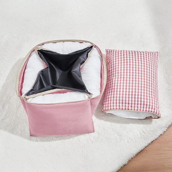 stylish ruffled enhanced backrest washable dog & cat sofa bed 17