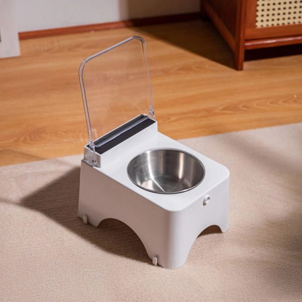 touch free induction dustproof neck guard pet feeder 12