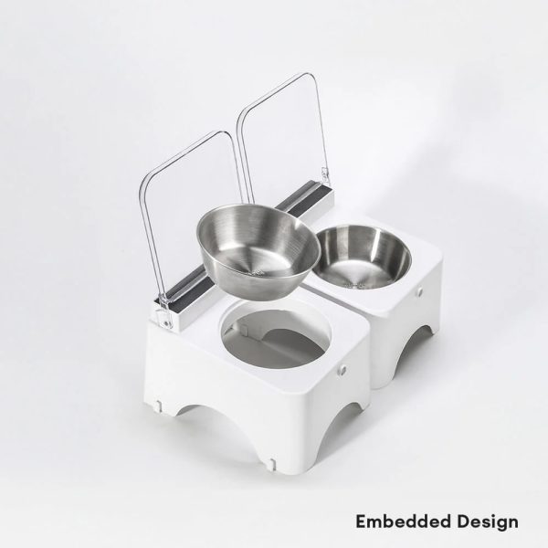 touch free induction dustproof neck guard pet feeder 16