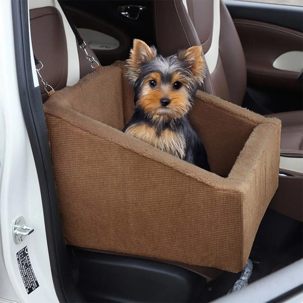 travel booster comfort elevated dog car seat 13