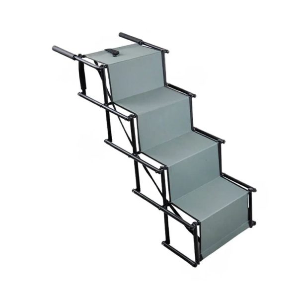 travel portable foldable 4 steps non slip dog car stairs 18