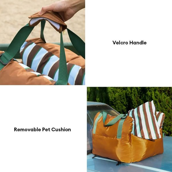 vibrant vibe travel booster multifunctional waterproof dog car seat bed 20