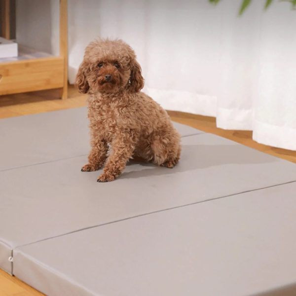 waterproof pu leather multifunctional orthopedic foldable dog mat 12