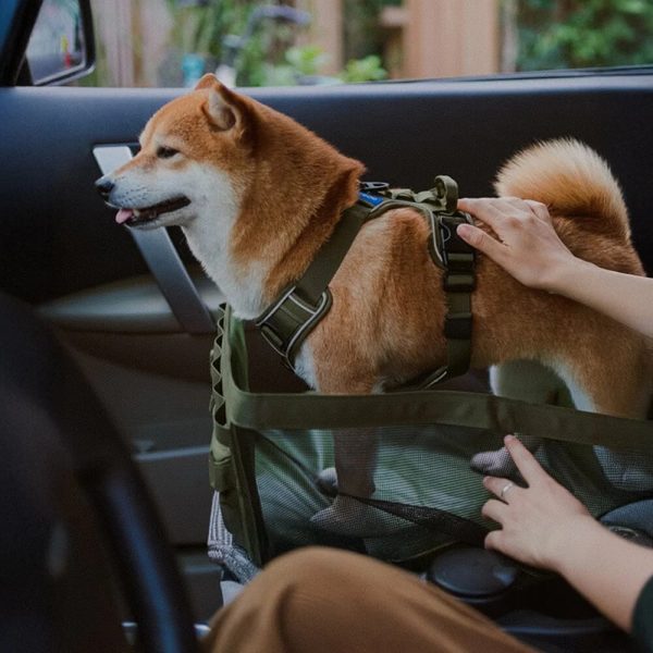 waterproof scratch resistant foldable portable front seat dog travel mat 13
