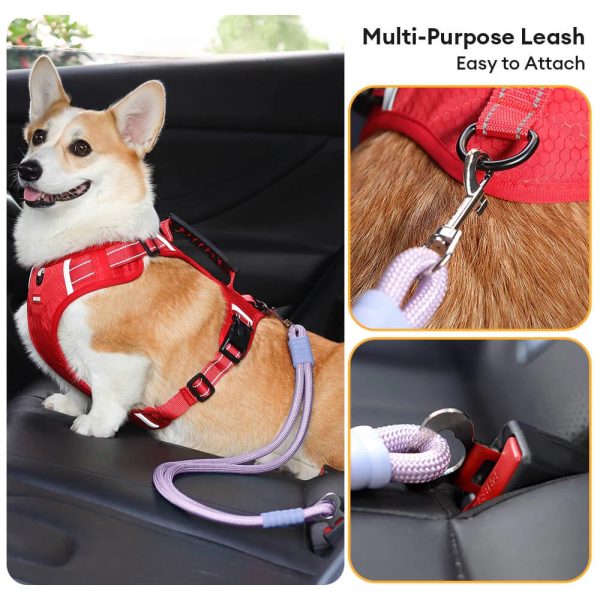 anti pull nylon dog car seat safety belt 13