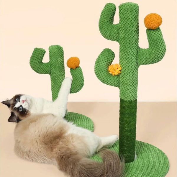 cactus design sisal durable cat scratching post 12