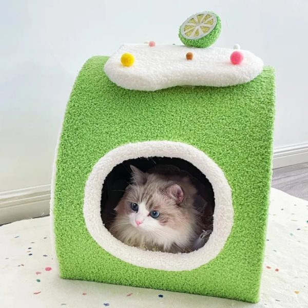 choco swiss roll cat cave 22