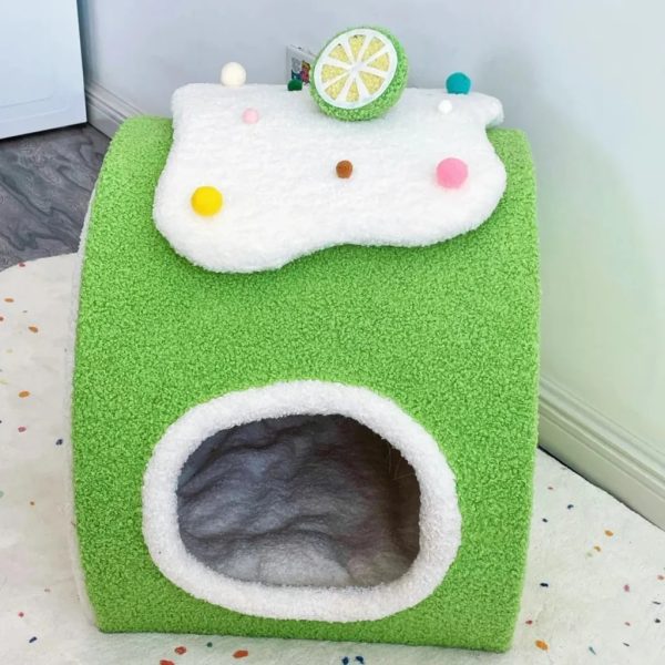 choco swiss roll cat cave 24