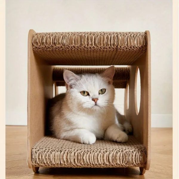 double decker bus design cat scratching post 16