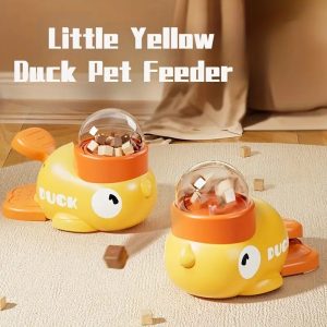 duck shaped iq training toy for small & medium pets 11
