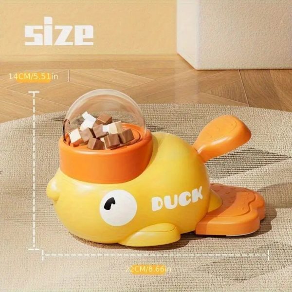 duck shaped iq training toy for small & medium pets 13