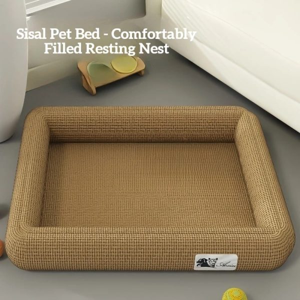 durable sisal woven pet bed mat 16
