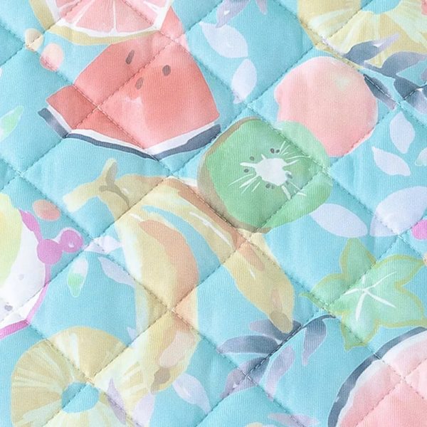 fruit print cooling ice silk dog & cat mat with pillow 13