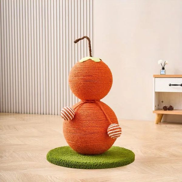 gourd design durable sisal rope cat scratching post 12