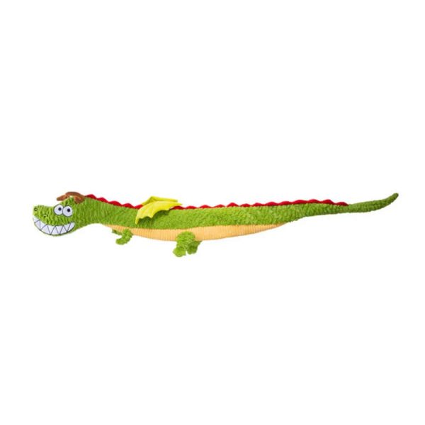 interactive crinkle dragon tug toy for dogs 23