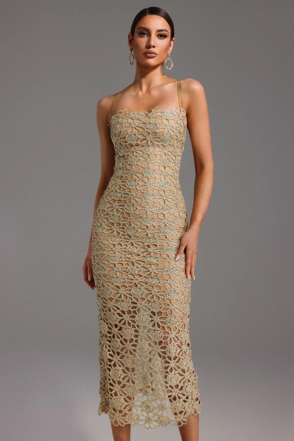 lelia sleeveless spaghetti straps embroidered maxi dress 12