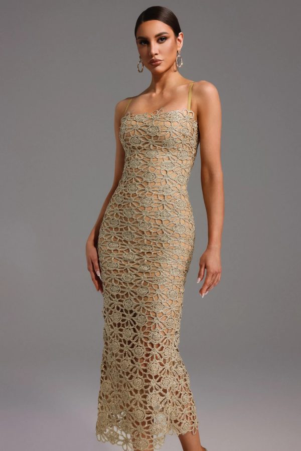 lelia sleeveless spaghetti straps embroidered maxi dress 13