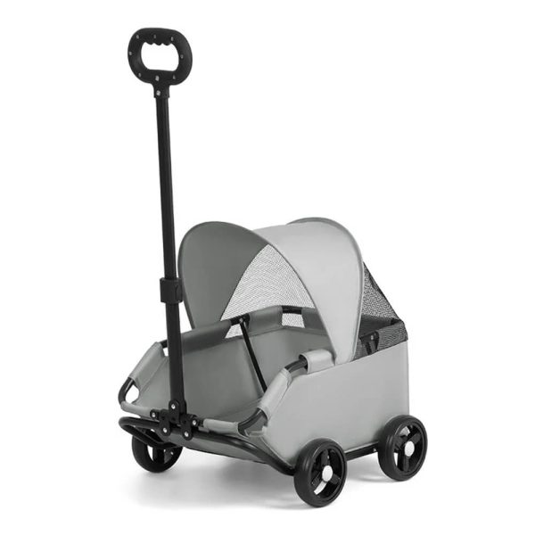 lightweight compact foldable pet stroller with sunshade canopy 20