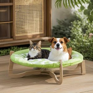 lightweight foldable wooden hammock for cats & small dogs 11 lightweight foldable wooden hammock for cats & small dogs 11