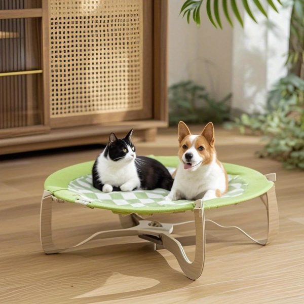 lightweight foldable wooden hammock for cats & small dogs 12